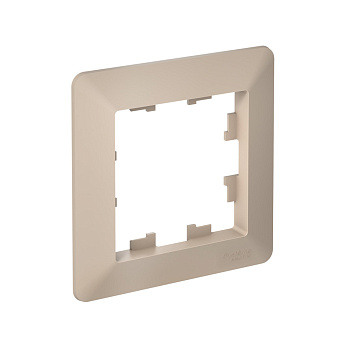 Рамка одинарная AtlasDesign AIR SE ПЕСОЧНЫЙ/дымчатая белая в Хабаровске