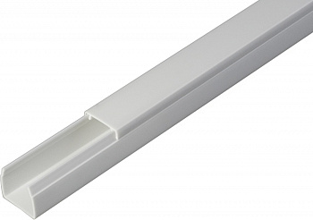 Кабель-канал 2-й замок 25х25х2000 белый Промрукав в Хабаровске