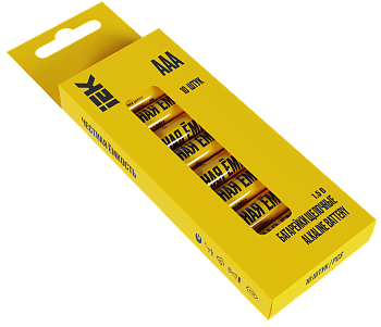 Батарейка щелочная Alkaline LR03/AAA (10шт/бокс) IEK в Хабаровске