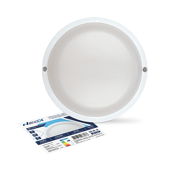 Светильник светодиодный герметичный СПП ОAД-2565-КРУГ 25Вт 6500К 2250Лм с оптико-акуст датчиком IP65 175мм NEOX в Хабаровске