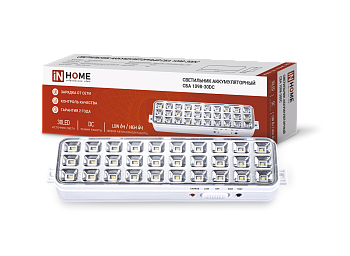 Светильник светодиодный аварийный СБА 1098-30DC 30 LED 1.2Ah lithium battery DC IN HOME в Хабаровске