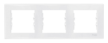 Рамка тройная SEDNA Schneider Electric белая в Хабаровске