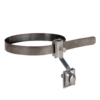 Держатель для труб универсальный D=(0-200) мм CZ полоса нержавеющая cталь EKF PROxima в Хабаровске