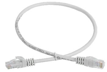 Коммутационный шнур (патч-корд), катигории 5Е UTP 3м серый GENERICA в Хабаровске