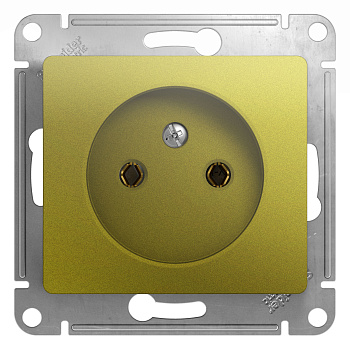 Розетка одинарная Glossa SE фисташковая в Хабаровске