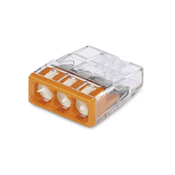 Зажим WAGO клеммный с пастой 2273-243 3x2,5 в Хабаровске