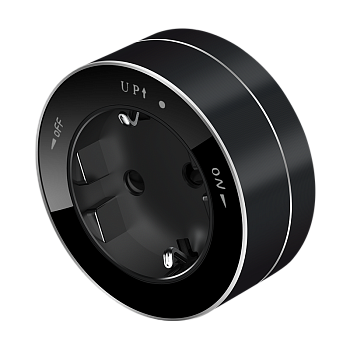 Розетка 2К+З круглая 16А/250В Антрацит MultiTrack SE в Хабаровске