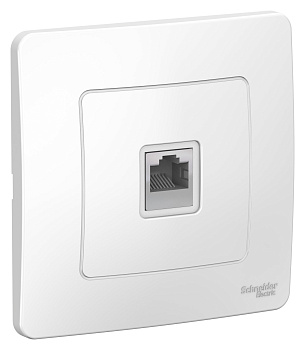 Розетка компьютерная BLANCA SE белая в Хабаровске