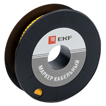 Маркер кабельный 6,0 мм2 "2"(350 шт.) (ЕС-3) EKF PROxima в Хабаровске