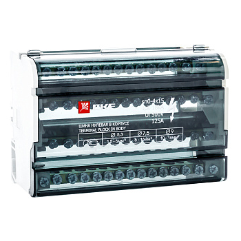 Шина нулевая в корпусе (4х15) EKF PROxima в Хабаровске