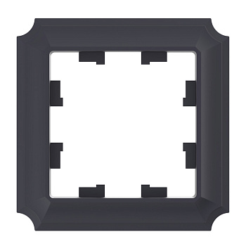 Рамка одинарная AtlasDesign SE Antique карбон в Хабаровске