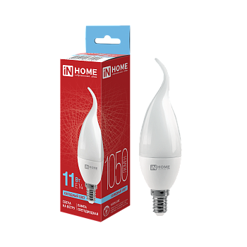 Лампа светодиодная LED-СВЕЧА НА ВЕТРУ-VC 11Вт 230В Е14 6500К 1050Лм IN HOME в Хабаровске