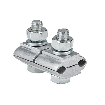 Зажим соединительный плашечный 2 болта М6 (D провода 5,1...9,0 мм) ПА-1-1 EKF PROxima в Хабаровске