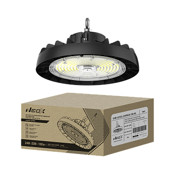 Светильник складской светодиодный UHB-LEVEL 240PA3C-SB-BL 100-277В 240/200/150Вт 175Лм/Вт 3CCT 5лет IP66 NEOX в Хабаровске