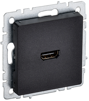 Розетка HDMI BRITE IEK черная в Хабаровске
