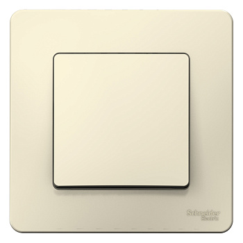 Выключатель одноклавишный BLANCA SE молочный в Хабаровске