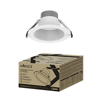 Светильник встраиваемый светодиодный CDL-LEVEL 30PA5C 30/26/22/16/12Вт 100-277В 125Лм/Вт 5ССТ 5лет 210мм NEOX в Хабаровске