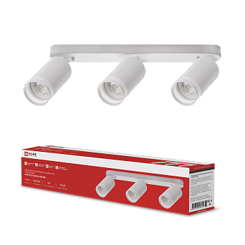 Светильник потолочный НПБ СПОТ-3xGU10-AR-WH под лампу GU10 350х55х135мм линейный белый IN HOME в Хабаровске