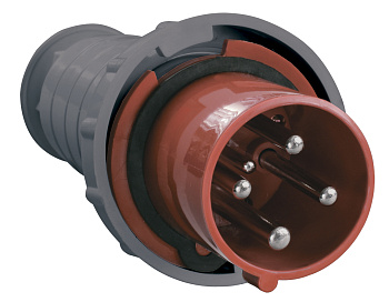 Вилка 034 3Р+РЕ 63А 380В IP54 IEK в Хабаровске