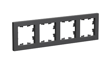 Рамка четырехместная AtlasDesign SE базальт в Хабаровске