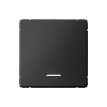 ARTGALLERY 1-клавишный ВЫКЛЮЧАТЕЛЬ с подсветкой, сх.1а, 10АХ, механизм, БАЗАЛЬТ в Хабаровске