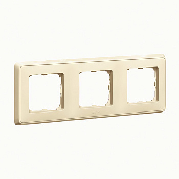 Рамка тройная CARIVA Legrand крем в Хабаровске