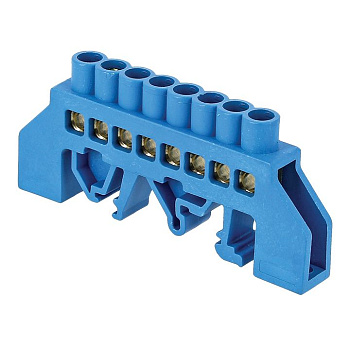 Шина "N" нулевая 6х9мм 8/1 нейлоновый корпус EKF в Хабаровске