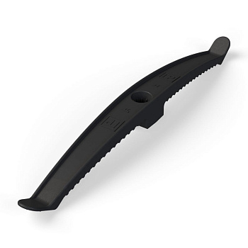 Держатель кабеля двусторонний для прямого монтажа черный Промрукав в Хабаровске