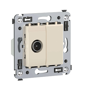 Розетка TV одиночная в стену, Avanti "Ванильная дымка" DKC в Хабаровске