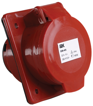 Розетка 425 скрытая 3Р+Е+N 32А 380В IP44 IEK в Хабаровске