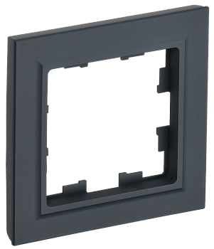 Рамка одинарная BRITE IEK графит в Хабаровске