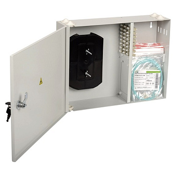 ITK кросс настенный укомплектованный: LC (duplex) 24шт; (OM3) в Хабаровске