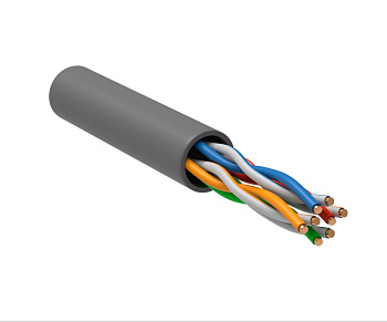 Витая пара U/UTP 5E 4х2х24AWG PVC серый (305м) ITK РФ/Т в Хабаровске