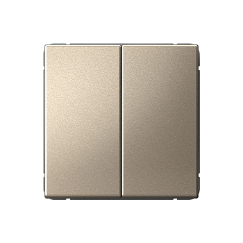 ARTGALLERY 2-клавишный ВЫКЛЮЧАТЕЛЬ, сх.5, 10АХ, механизм, ШАМПАНЬ в Хабаровске