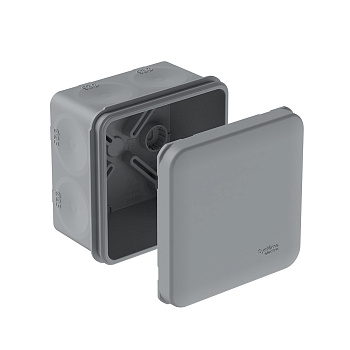 Коробка распред с мембран ввод IP66 Ø70х70х42 серая со стик под пистолет MultiBox в Хабаровске