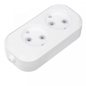 Колодка 2 гнезда без заземления REXANT в Хабаровске