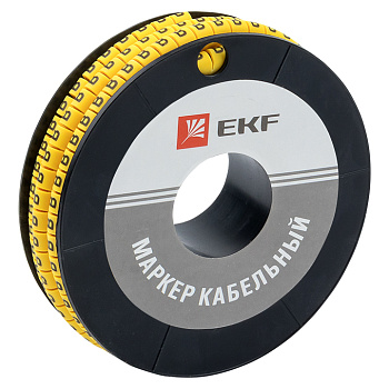 Маркер кабельный 4,0 мм2 "B" (500 шт.) (ЕС-2) EKF PROxima в Хабаровске