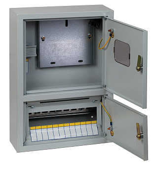 Щит учетно-распределительный навесной ЩУРн-1/14 (Э) два отсека (БУР) (450х310х120) IP31 EKF PROxima в Хабаровске