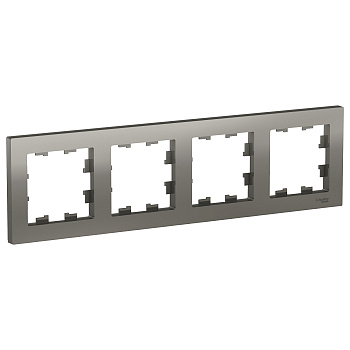 Рамка четырехместная AtlasDesign SE сталь в Хабаровске