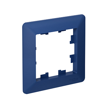 Рамка одинарная AtlasDesign AIR SE АКВАМАРИН/дымчатая черная в Хабаровске