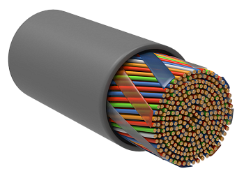 ITK Витая пара U/UTP кат.5E 25х2х24AWG PVC серый (500м) в Хабаровске