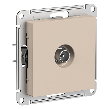 Розетка телевизионная AtlasDesign SE песочная в Хабаровске