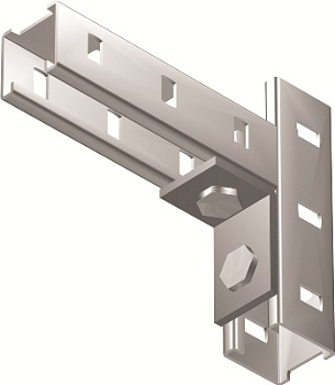 Уголок крепежный одиночный, горячеоцинкованный DKC в Хабаровске