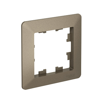 Рамка одинарная AtlasDesign AIR SE шампань/дымчатая черная в Хабаровске