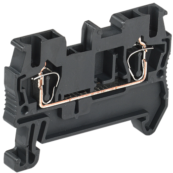 Клемма пружинная КПИ 2в-2,5 31А черный IEK в Хабаровске