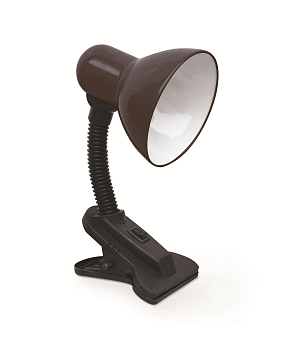 Светильник настольный под лампу на прищепке СНП 21Ч-E27 230В ЧЕРНЫЙ (с подвесом) IN HOME в Хабаровске