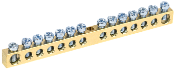 Шина IEK PEN "земля-ноль" 6х9мм 14/1 (14групп/креп по центр) в Хабаровске