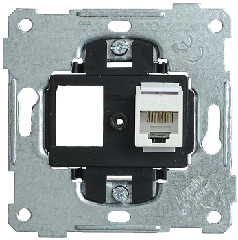 РК11-1-Б Розетка компьютерная RJ45 Cat6 BOLERO IEK в Хабаровске