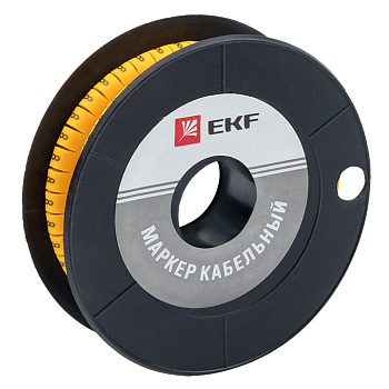 Маркер кабельный 6,0 мм2 "8" (350 шт.) (ЕС-3) EKF PROxima в Хабаровске