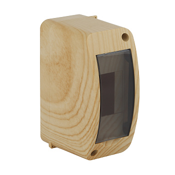 Щит распределительный навесной пластиковый ЩРН-П-2 модуля 140х55х85мм IP40 бук в Хабаровске